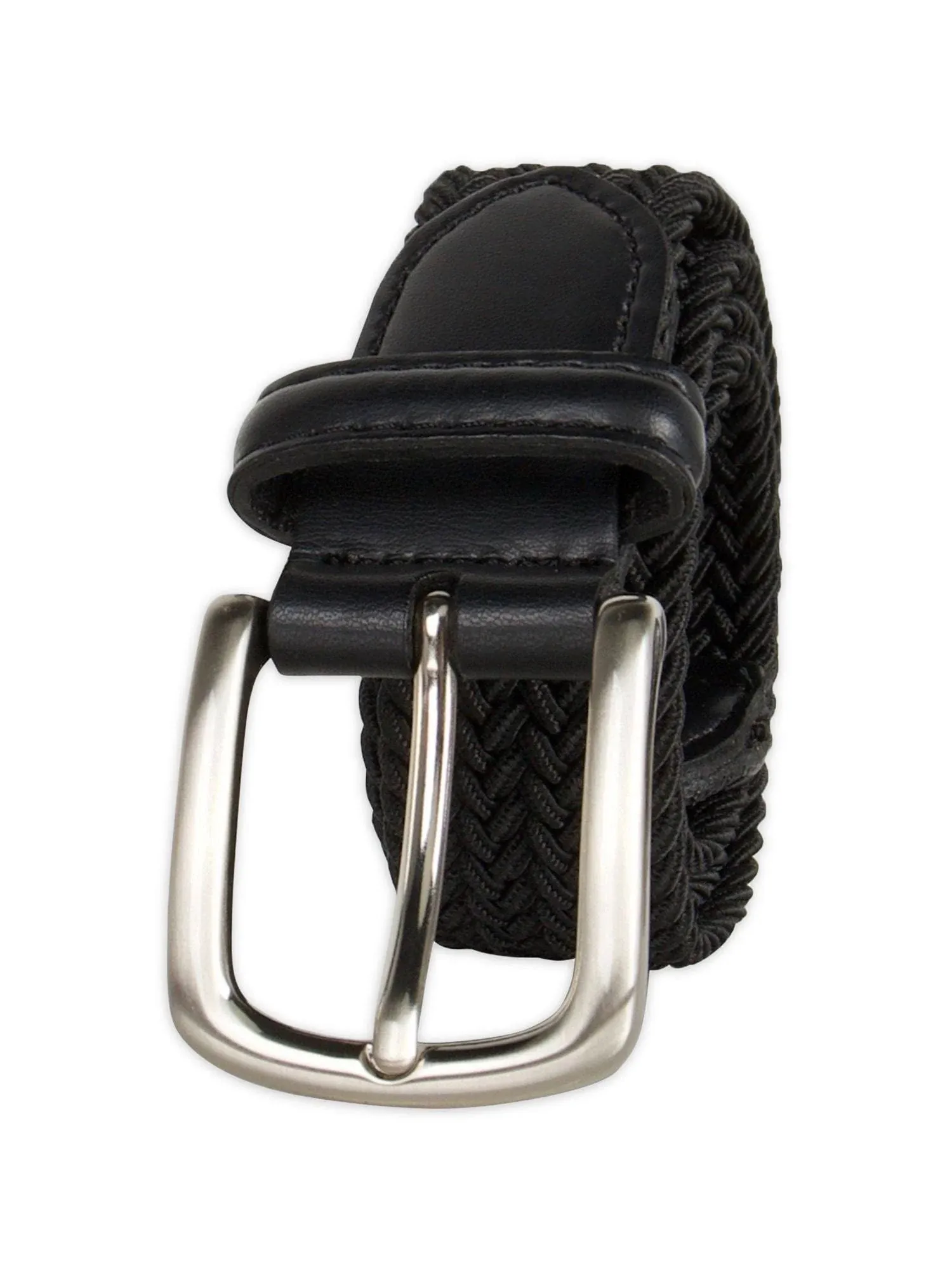 Dockers Big Boys&#039; Braided Elastic-Web Stretch Belt