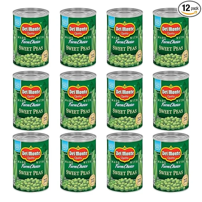 Del Monte Sweet Peas - 8 pack, 15 oz cans