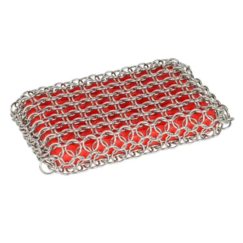 Lodge Red Chainmail Scrubbing Pad, Stainless Sold by at Home