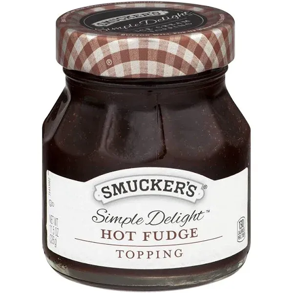 Smuckers Simple Delight Topping, Ice Cream, Hot Fudge - 11.5 oz