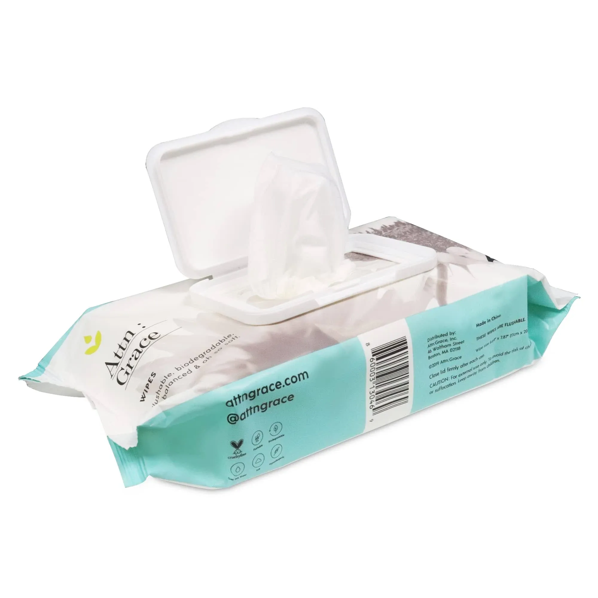 Organic Flushable Wipes