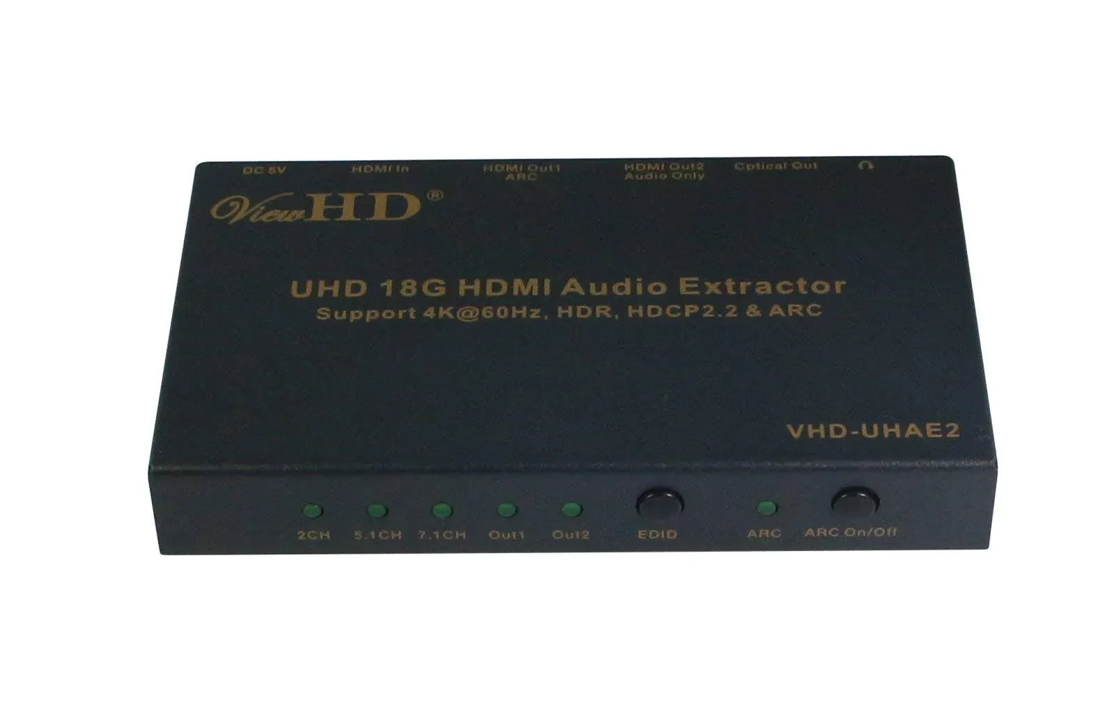 ViewHD UHD 18Gbps Audio Extractor Support HDMI V2.0 | HDCP V2.2 | 4K@60Hz | HDR ...