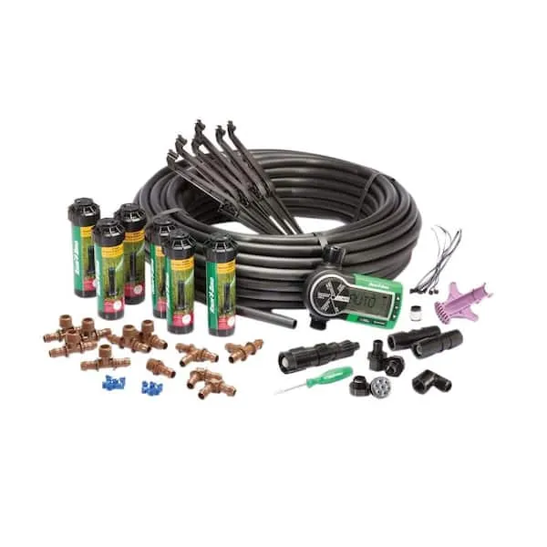 Rain Bird 32ETI Easy to Install In-Ground Automatic Sprinkler System Kit