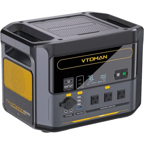 VTOMAN FlashSpeed 1500 Portable Power Station