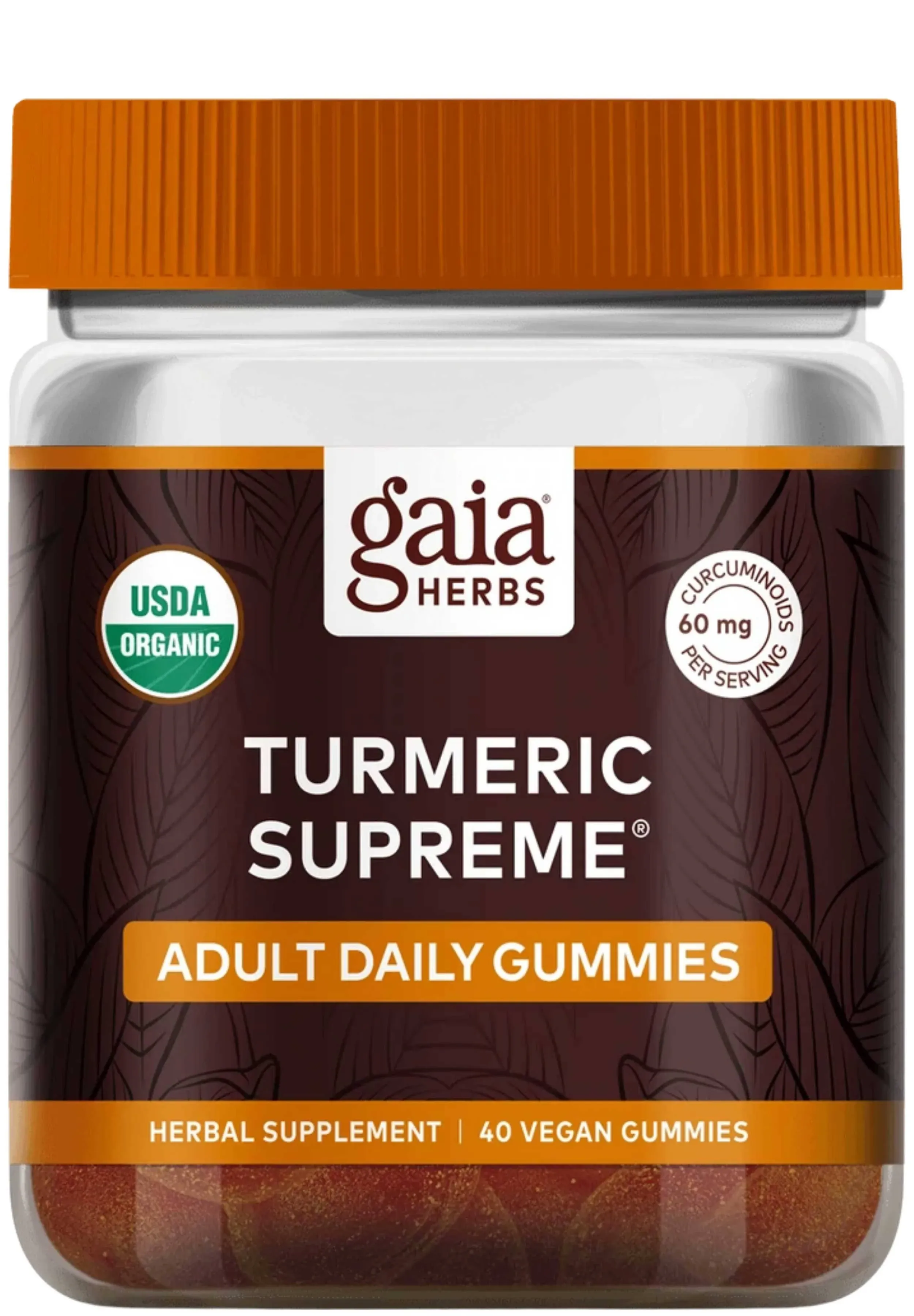 Gaia Herbs Turmeric Supreme, Vegan Gummies - 40 vegan gummies