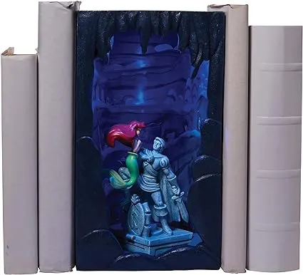 Disney The Little Mermaid Ariel&#x27;s Secret Grotto Bookend