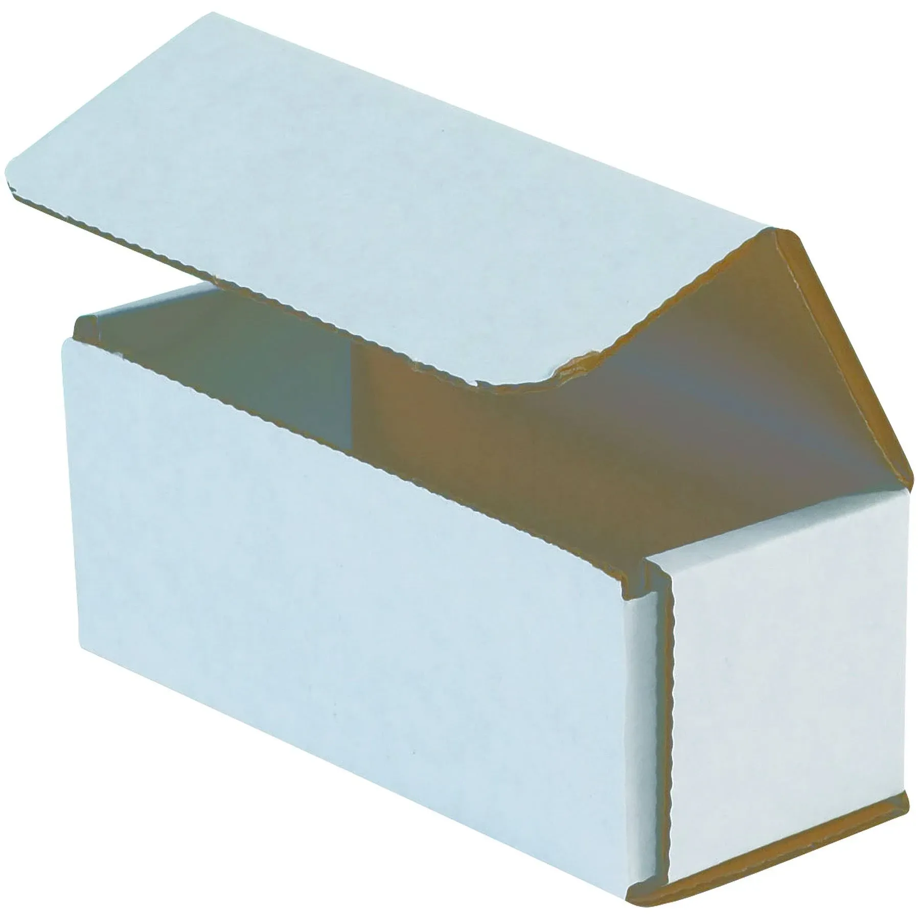 Aviditi White Corrugated Cardboard Mailing Boxes, 5" x 2" x 2", Pack of 50, Crush-Proof, for Shipping, Mailing and Storing