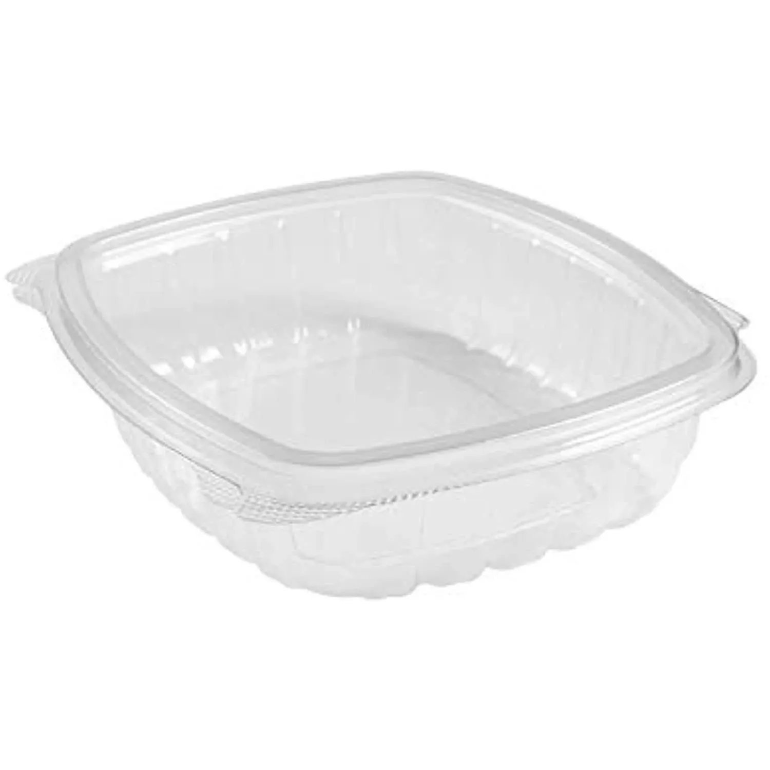 Karat 24oz PET Plastic Hinged Deli Container - 200 ct, FP-HDC24