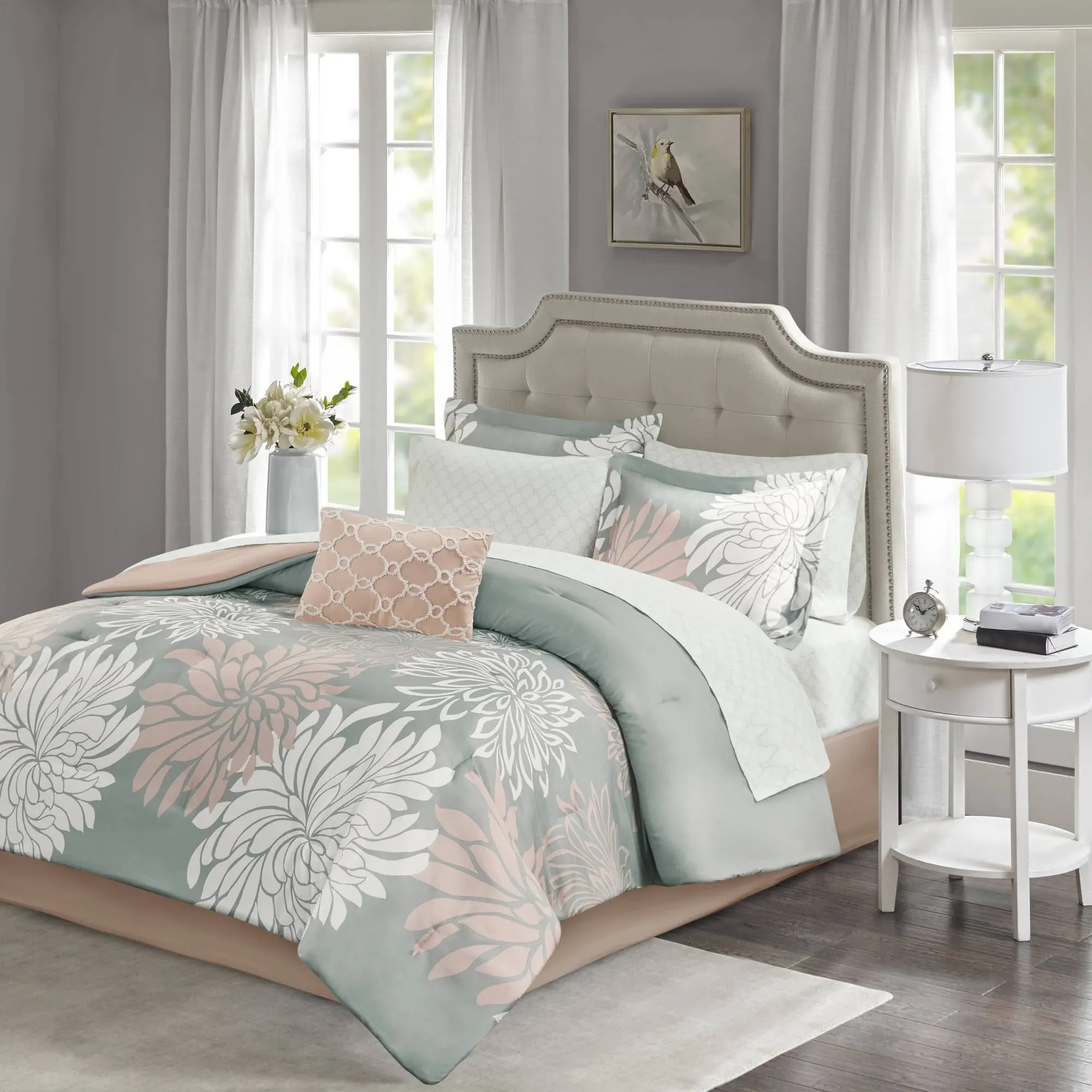 100% Polyester 9 Piece Comforter Set, MPE10-861 - Contemporary - Comforters And Comforter Sets - by GwG Outlet | Houzz