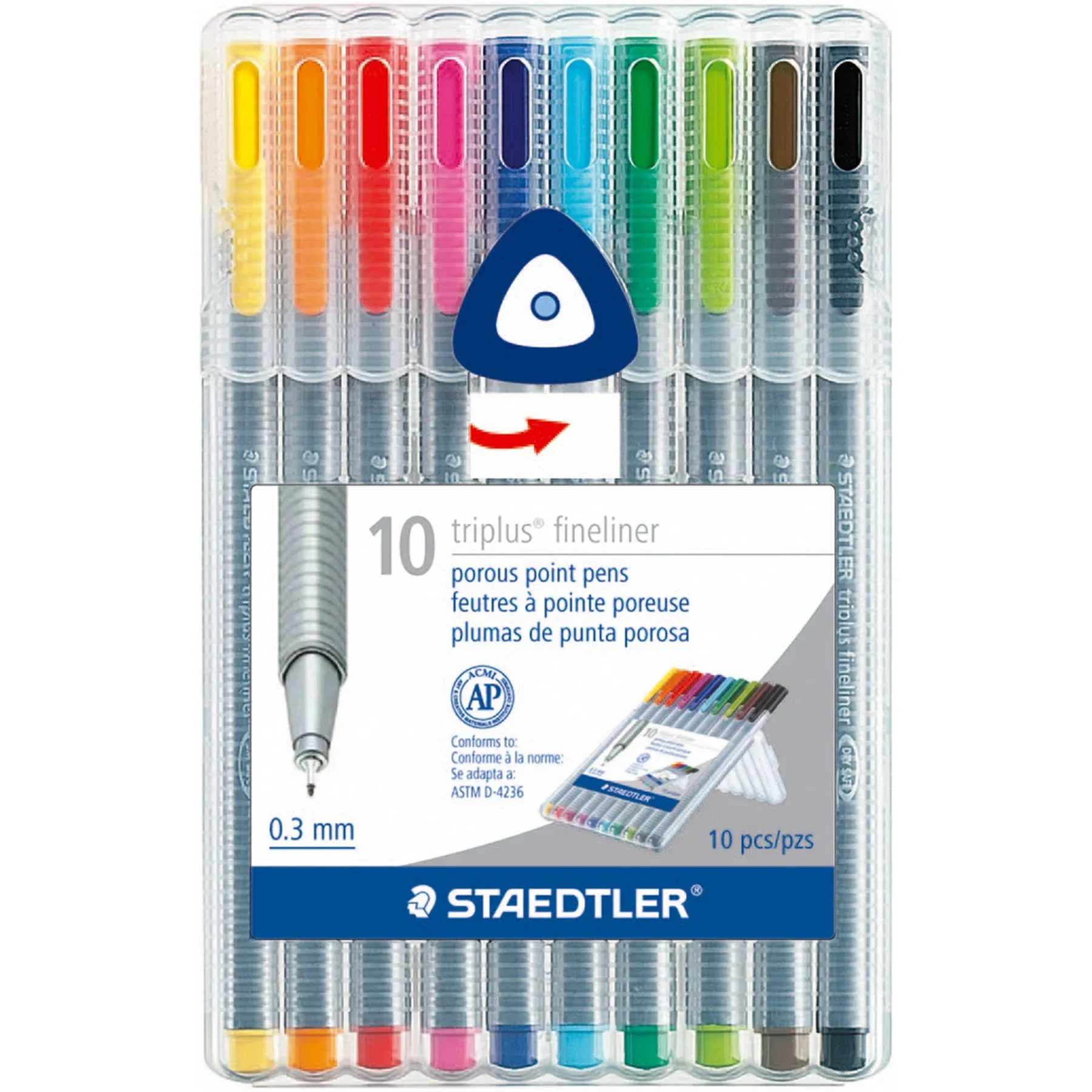 Paper Mate Flair Felt Pen, Medium Point, Assorted Ink, 24/Pack (1978998)