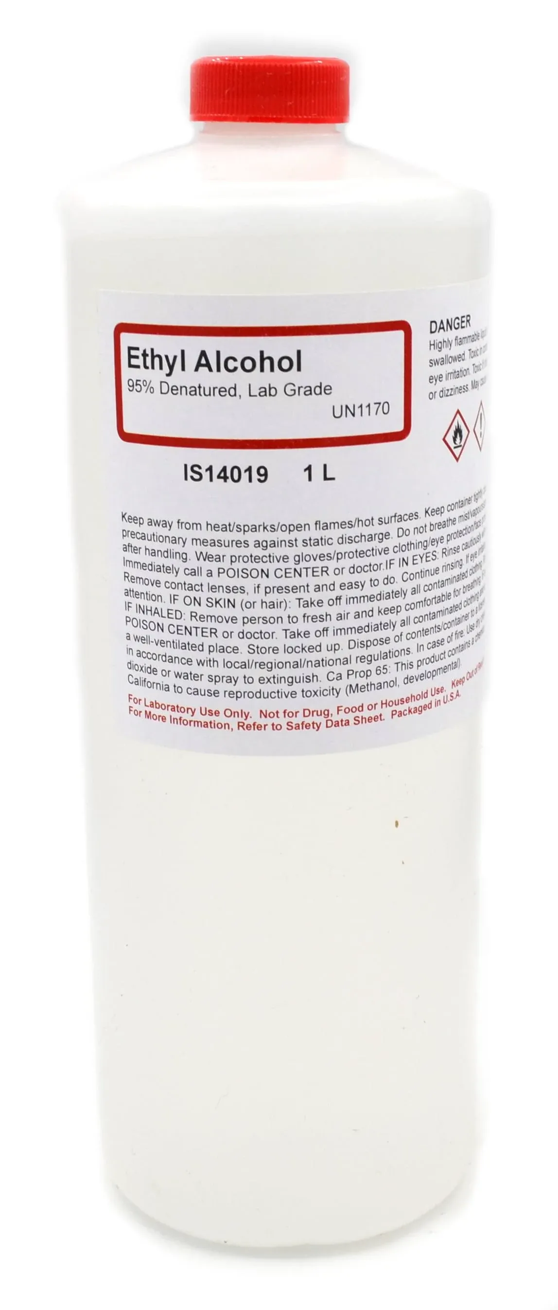 Innovating Science Reagent Grade Denatured Ethyl Alcohol Anhydrous - 100% Alcohol 1L - The Curated Chemical Collection