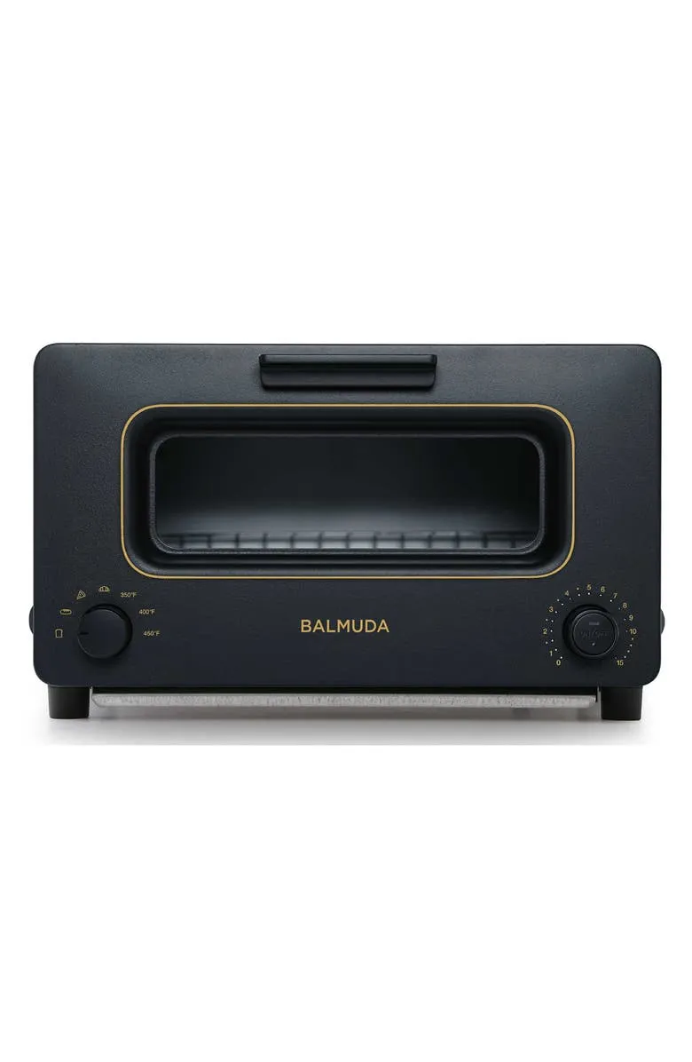 BALMUDA The Toaster | Steam Oven Toaster | 5 Cooking Modes - Sandwich Bread, Artisan Bread, Pizza, Pastry, Oven | Compact Design | Baking Pan | K01M-GW | Gray | US Version