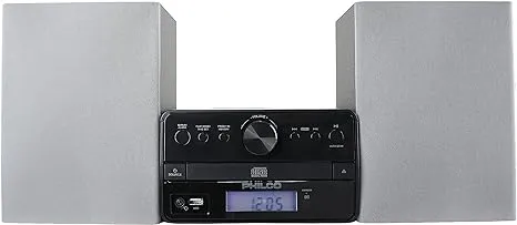 Philco Shelf Stereo Systems with CD Radio, Bluetooth MP3 Aux & USB