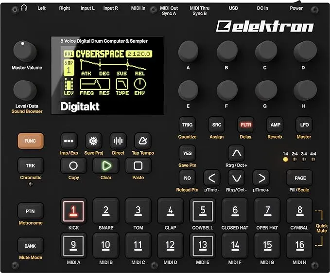 Elektron Digitakt Digital Drum Computer and Sampler