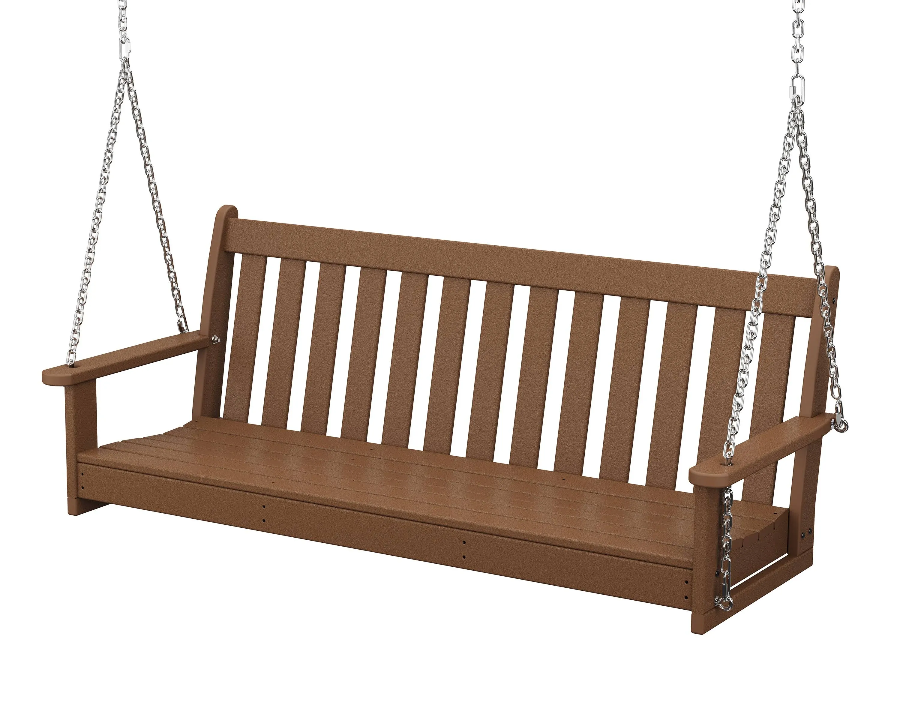 POLYWOOD 60" Vineyard Swing - Teak