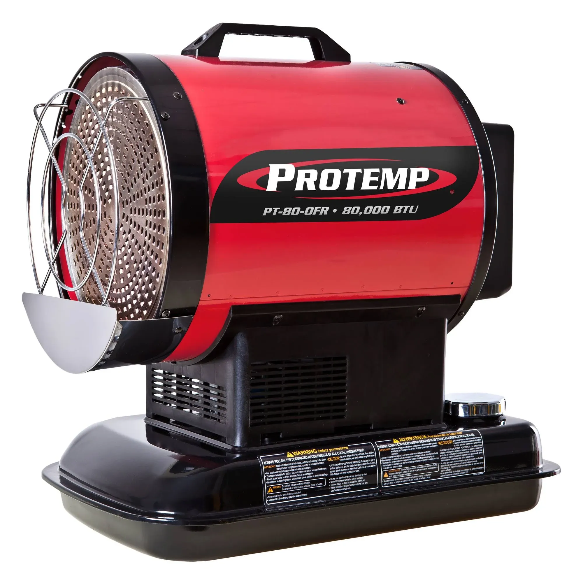 80,000 BTU Radiant Kerosene/Diesel Space Heater with Silent Drive