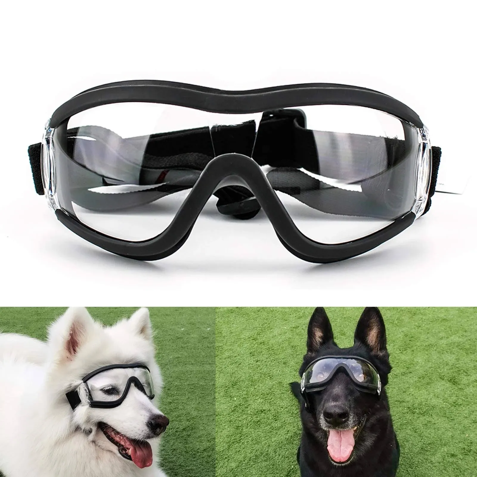 Namsan Dog Goggles Medium to Large UV Sunglasses Windproof Clear