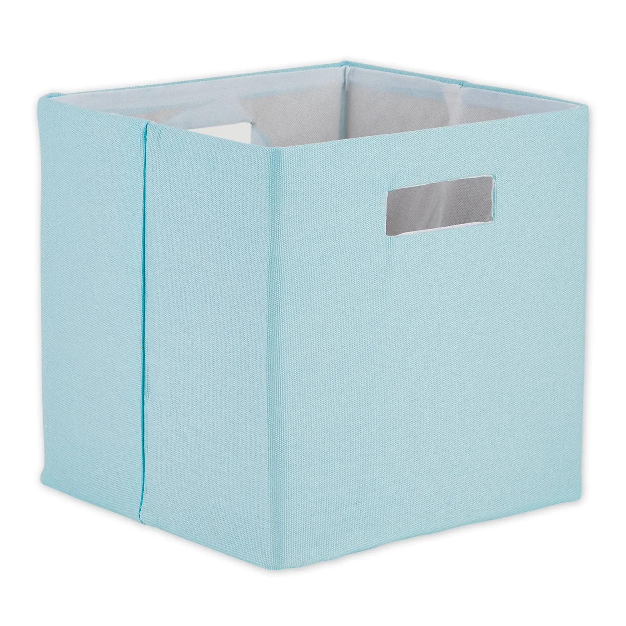 DII Polyester Cube Solid Square - 11x11x11 - Robin's Egg Blue