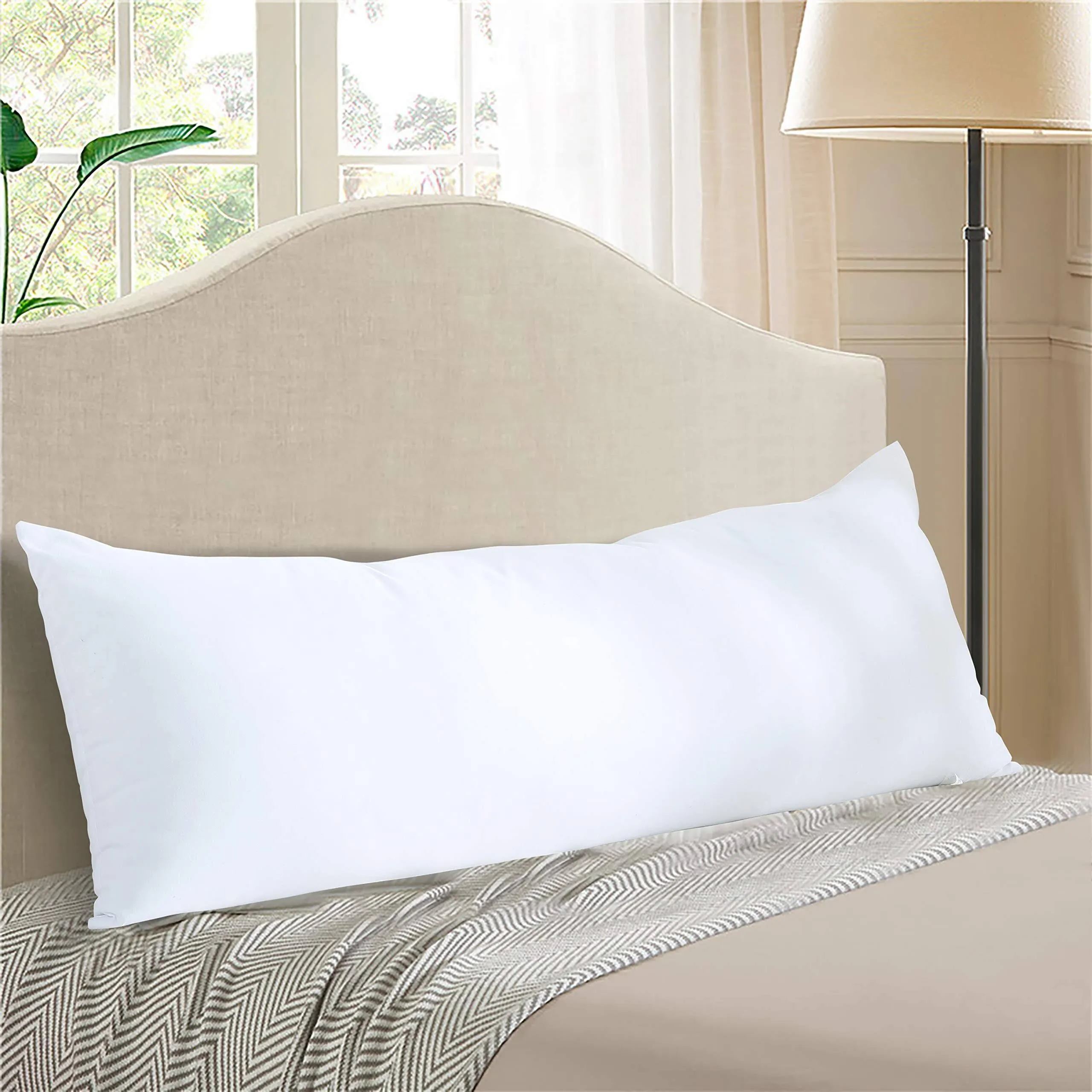 Evolive Ultra Soft Microfiber Body Pillow, Long Side Sleeping Pillow