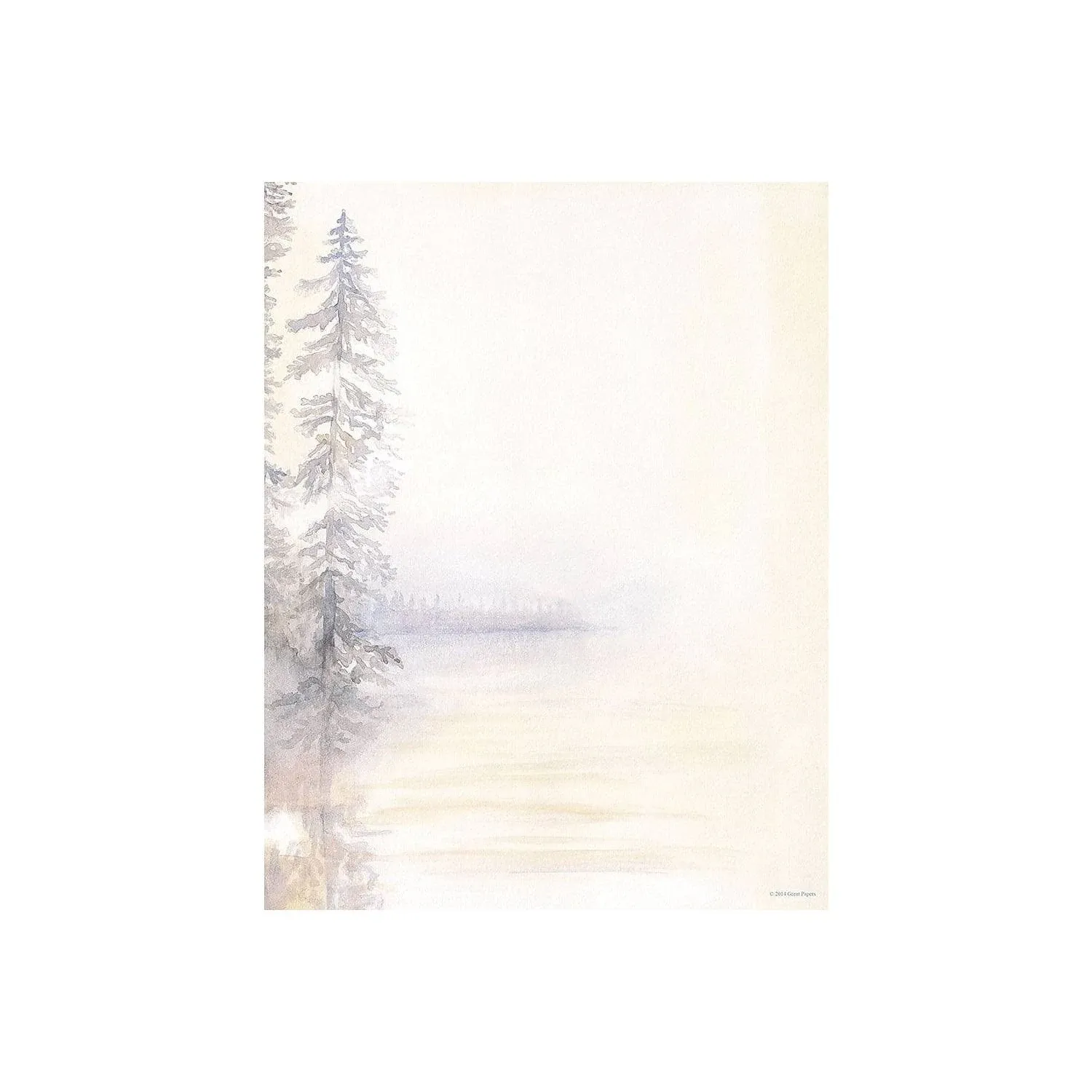 Great Papers! Morning Mist Letterhead, 80 Count, 8.5&#034;x11&#034; (2014250)