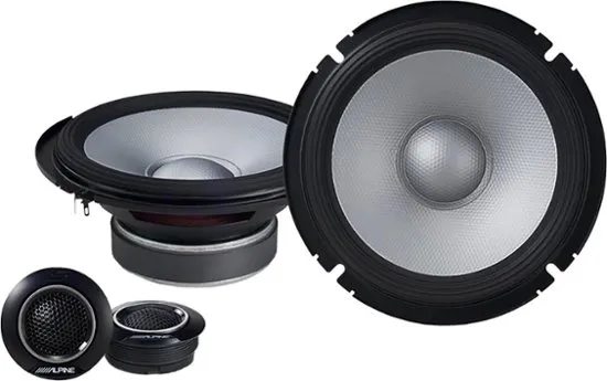 Alpine S2-S65C Next-Generation S-Series 6.5" Component Speaker Set