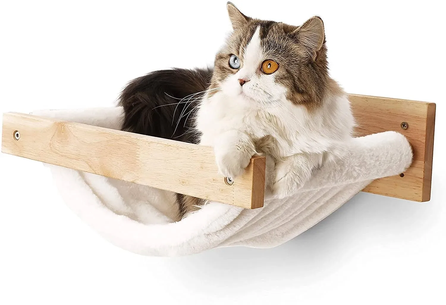 FUKUMARU Cat Hammock Wall Mounted Large Cats Shelf - Modern Beds and Perches ...