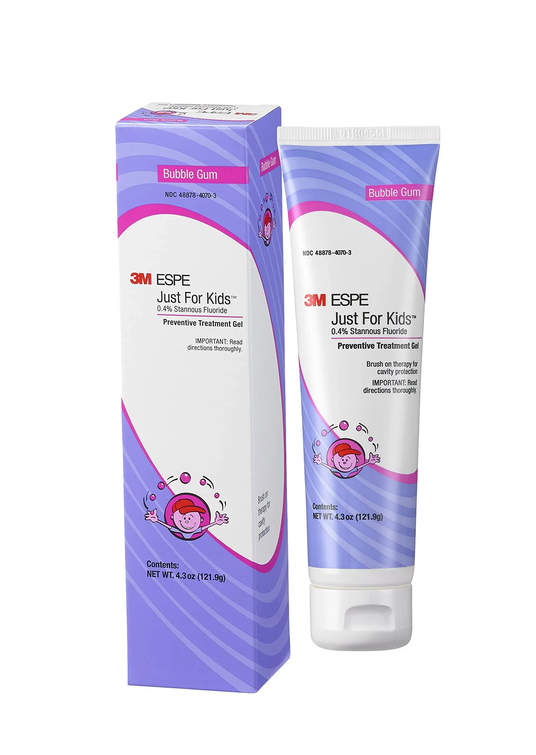 3M Just For Kids Fluoride Brush-On Gel