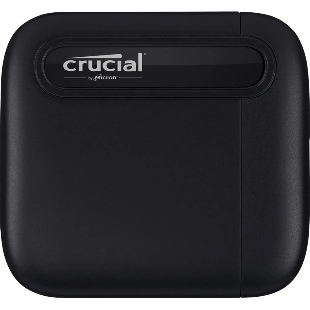 Crucial X6 1TB Portable SSD - Up to 800MB/s - PC and Mac - USB 3.2 USB-C External Solid State Drive - CT1000X6SSD9