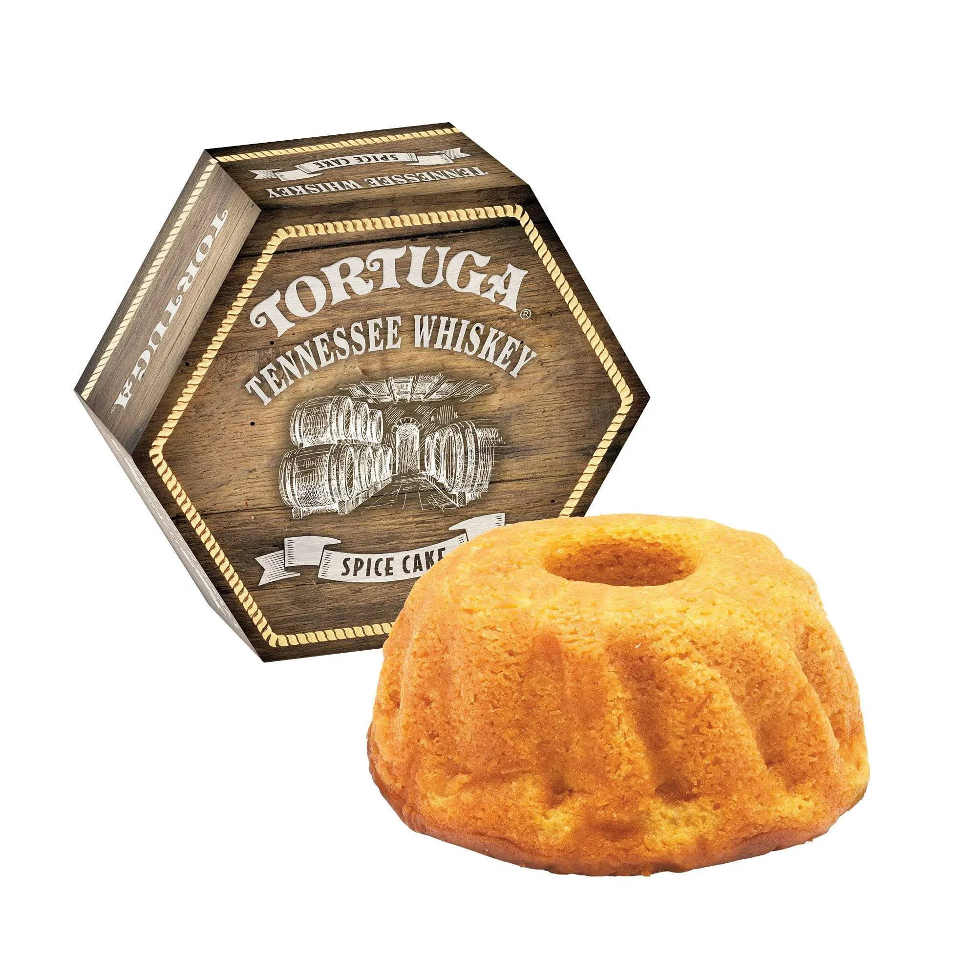 TORTUGA Tennessee Whiskey Spice Cake - 16 oz Rum Cake - The Perfect Premium G...