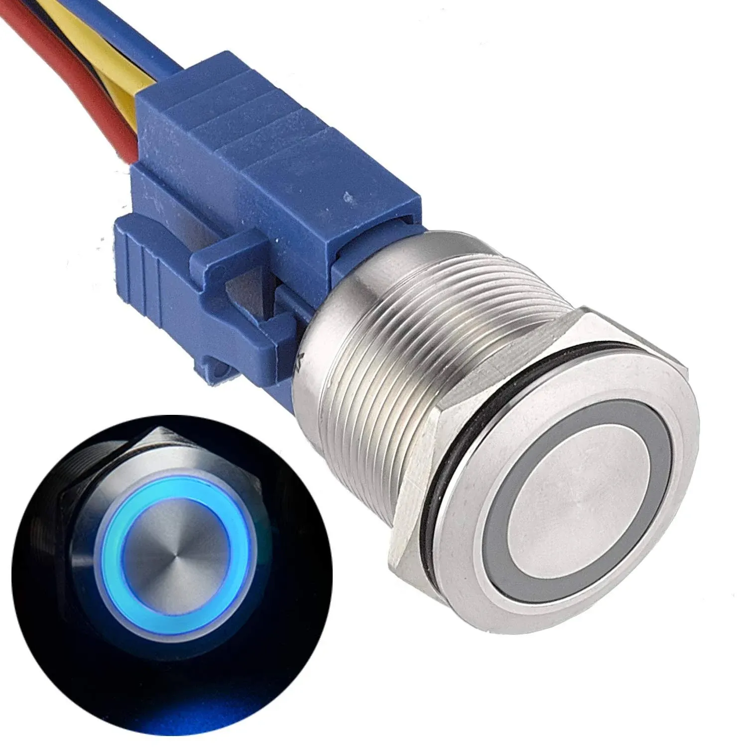 APIELE 22mm Latching Push Button Switch