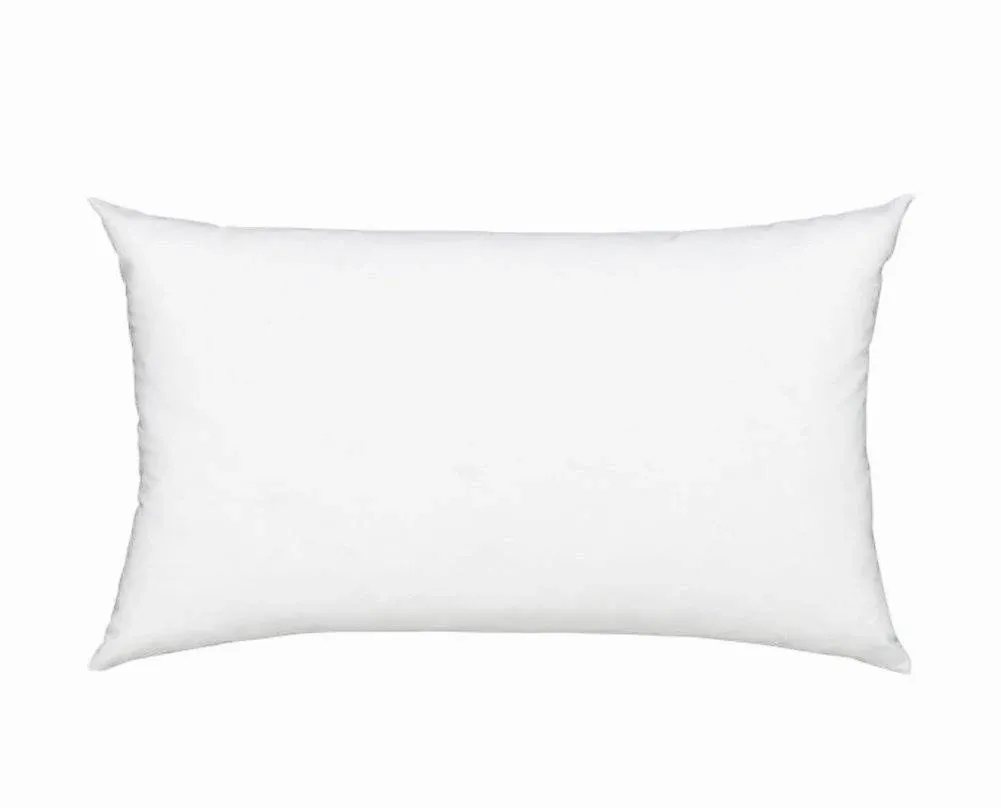 Fennco Styles Polyester Fiber White Pillow Insert - Made in USA (11x15)