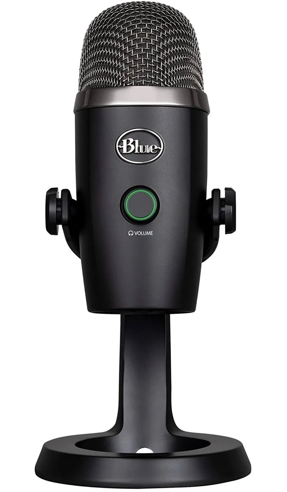 Blue Yeti Nano Premium USB Microphone for PC, Mac, Gaming, Recording, Streaming, Podcasting, Condenser Mic with Blue VO!CE Effects, Cardioid and Omni, No-Latency Monitoring – Blackout