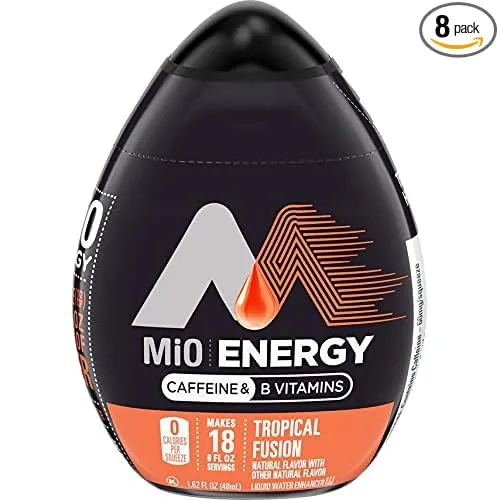 Mio Energy Liquid Water Enhancer, Tropical Fusion, 1.62 oz, 8-Pack