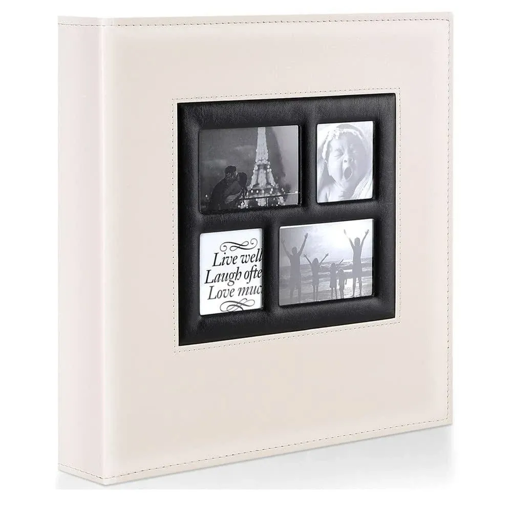 Photo Album Holds 4x6 600 Horizontal and Vertical Photos for Family Wedding