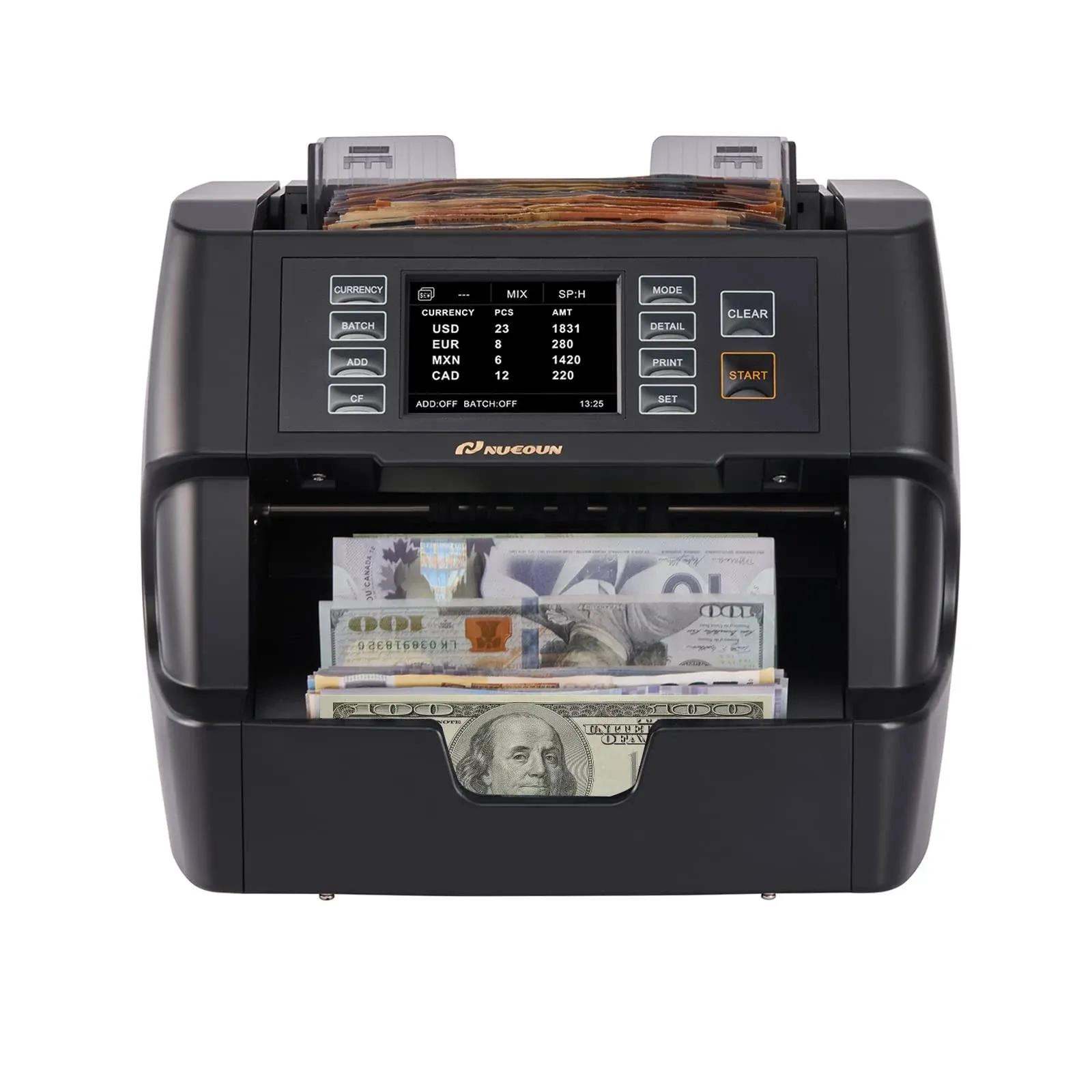 VC-3 Money Counter Machine Mixed Denomination Bill Value Counting Cash Counter