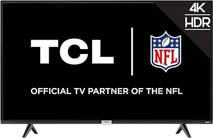 TCL 43-inch 4K UHD Smart LED TV - 43S435, 2021 Model