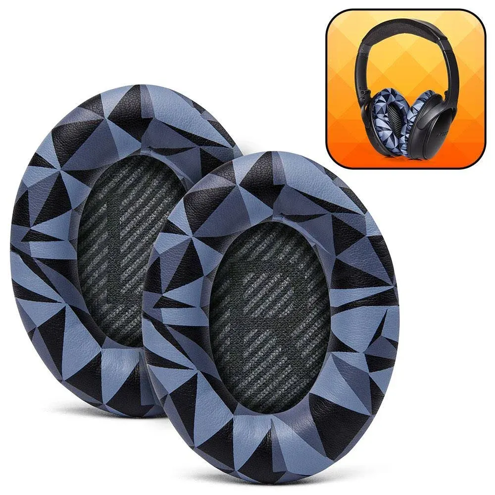 WC Wicked Cushions Upgraded Replacement Ear Pads for Bose QC35 & QC35ii (QuietComfort 35) Headphones & More - Softer Leather, Luxurious Memory Foam, Added Thickness, Extra Durability | Black