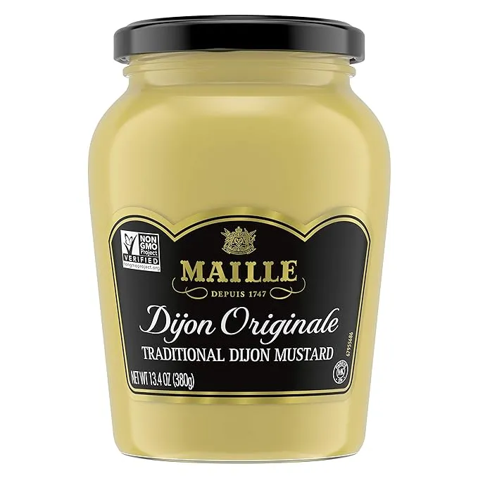 Mustard, Dijon Originale No Added Sulfites, 7.5 oz, 6 Count Packaging may vary