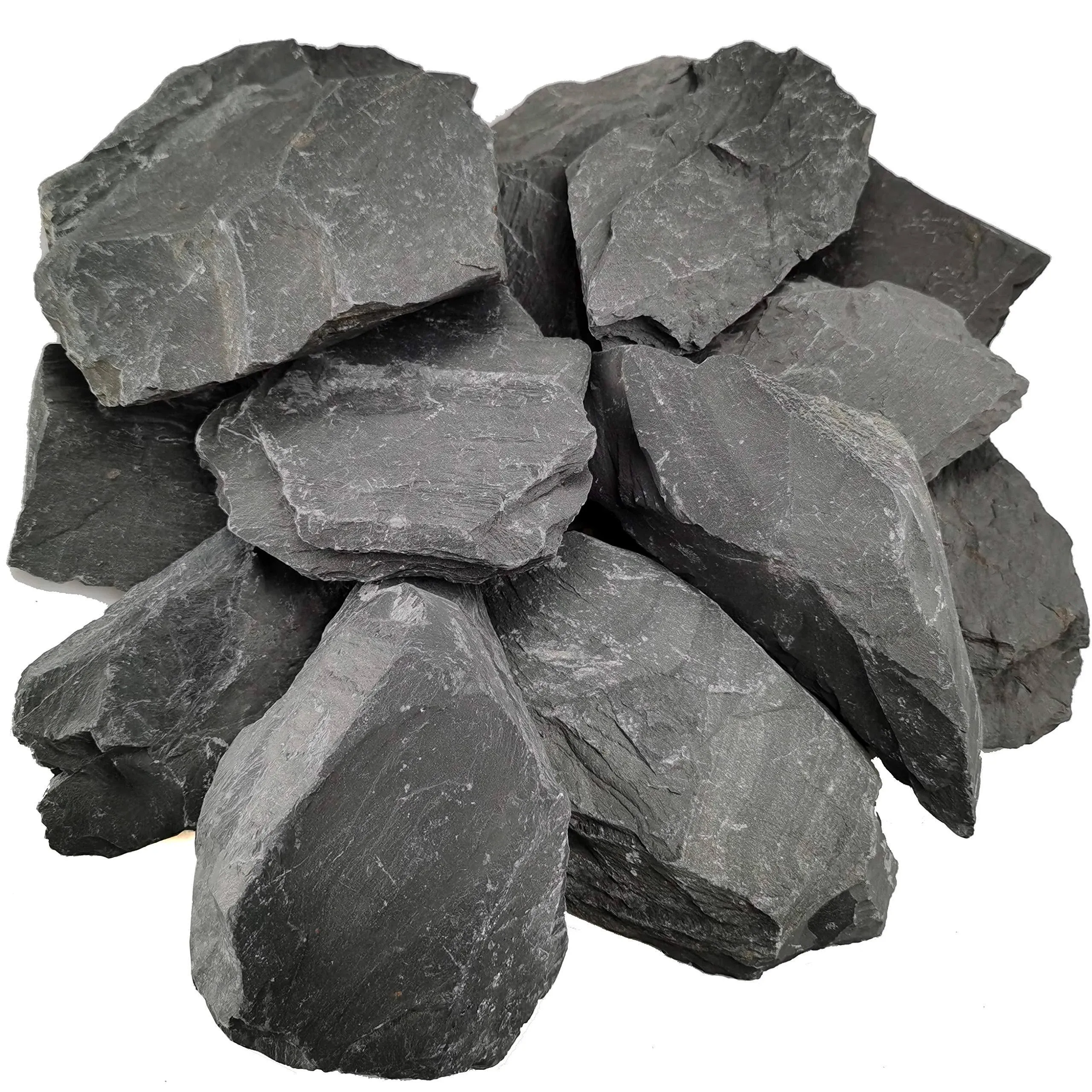 Voulosimi Natural Slate Rocks 5 to 7 inch PH Neutral Stone Perfect Rocks for ...