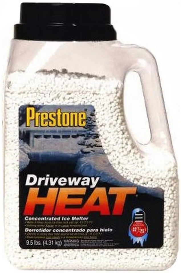 9.5J-HEAT Prestone Driveway Heat Concentrated Ice Melter, 9.5-Pound