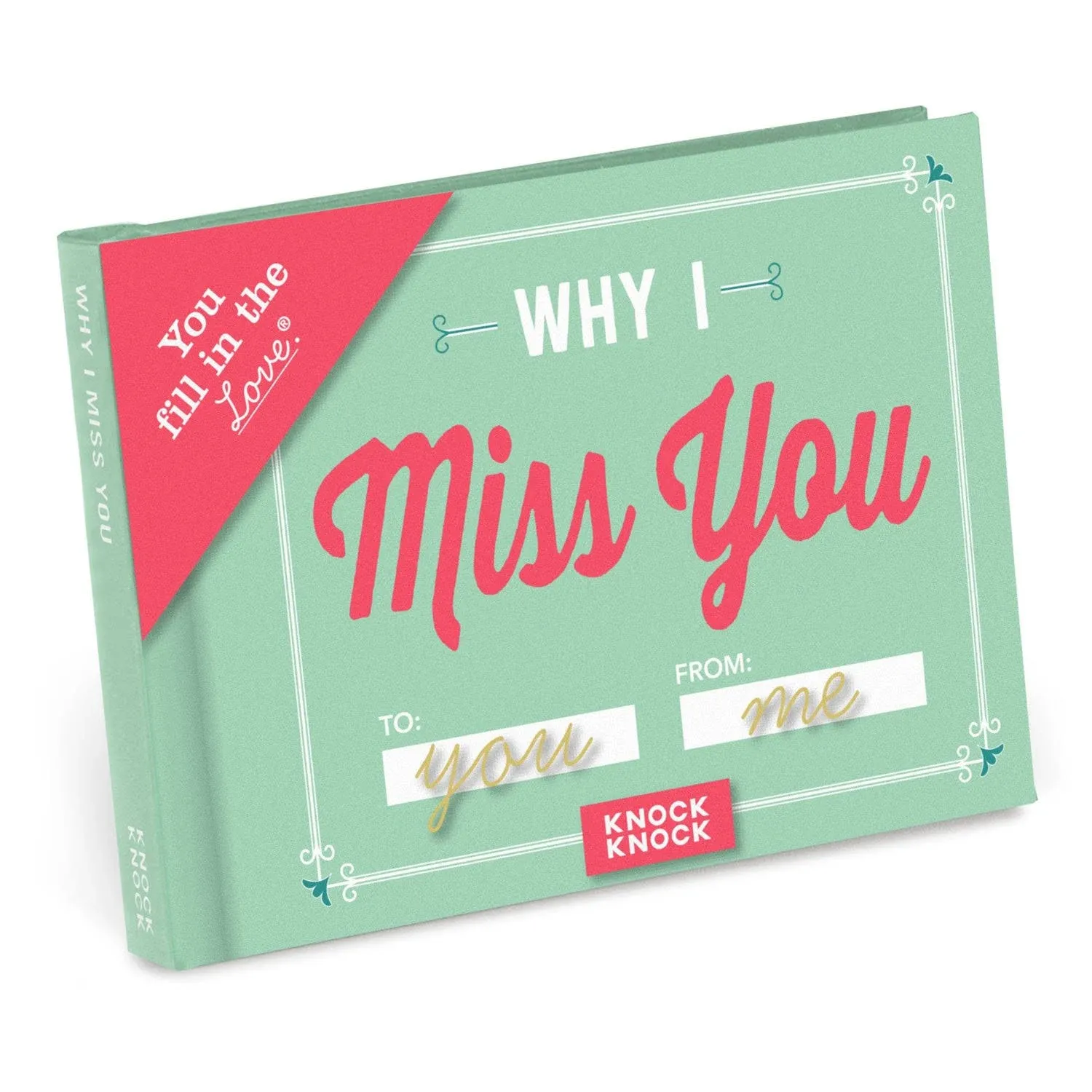 Knock Knock Why I Miss You Fill in the Love Book Fill-in-the-Bl<wbr/>ank Gift Journ...