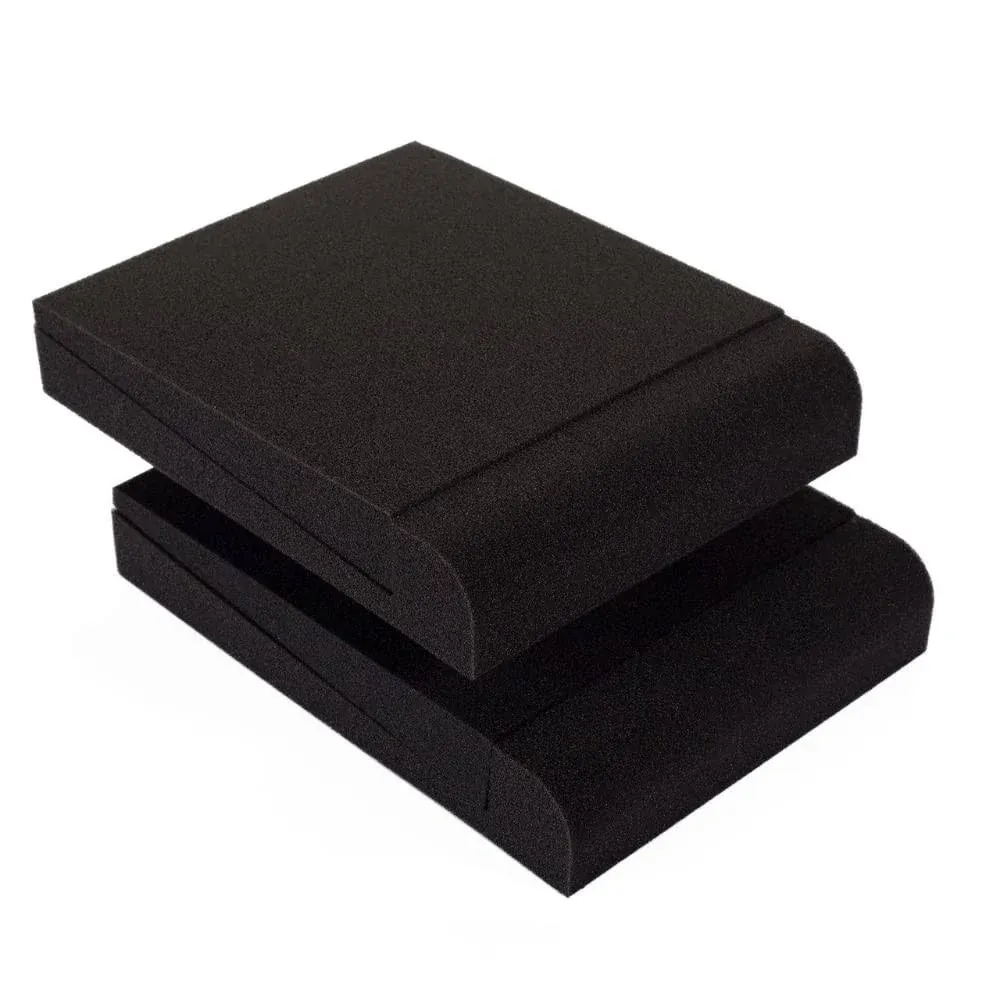 TRUE NORTH Studio Monitor Isolation Pads Pair (5 Inch Speaker Isolation Pads) - Studio Monitor Pads - Sound Pads - Bookshelf Speaker Pads Isolation, Sound Isolation Pads For Speakers, Speaker Foam