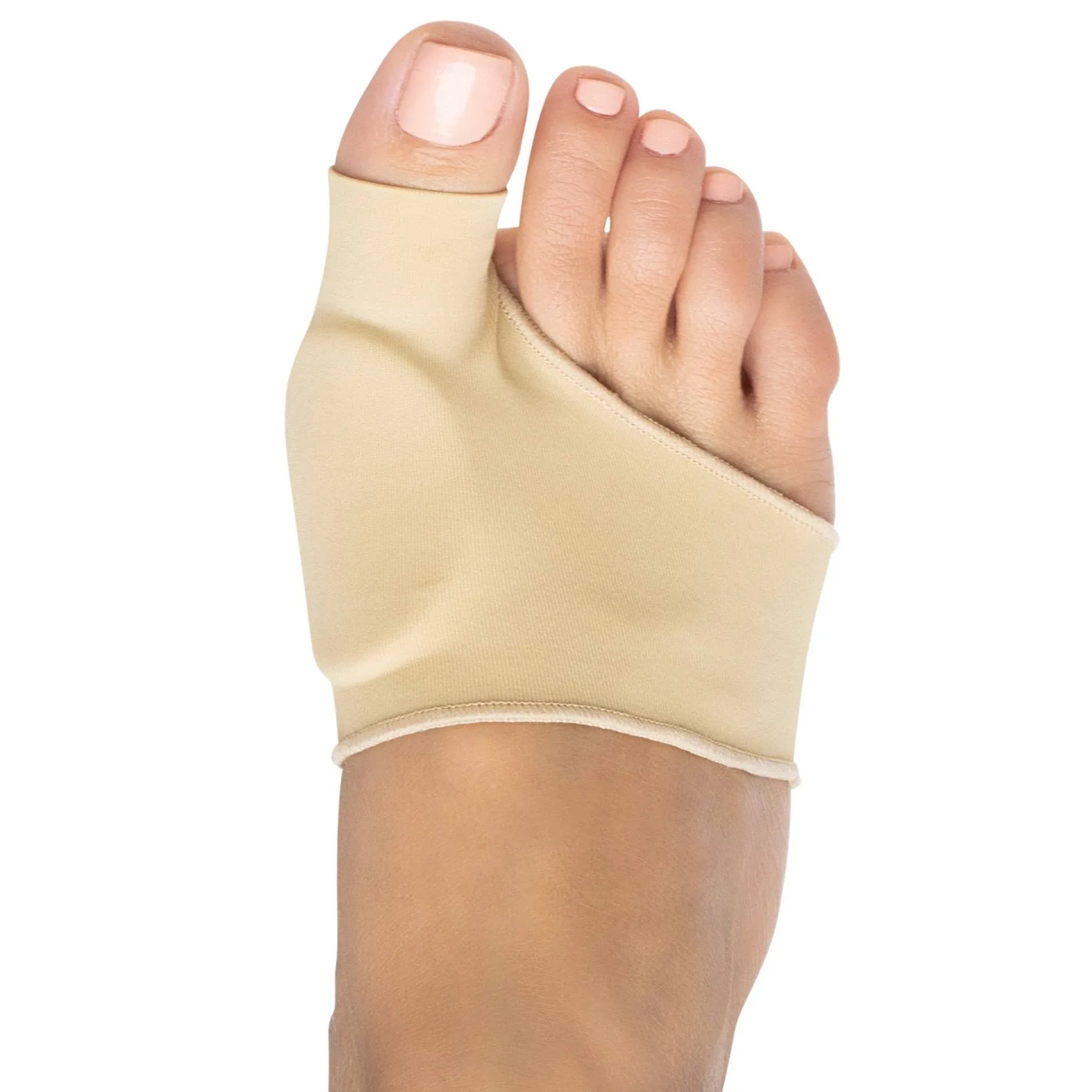 ZenToes Treat Bunions Reduce Toe & Foot Pain with Fabric Gel Sleeves Pair, Large