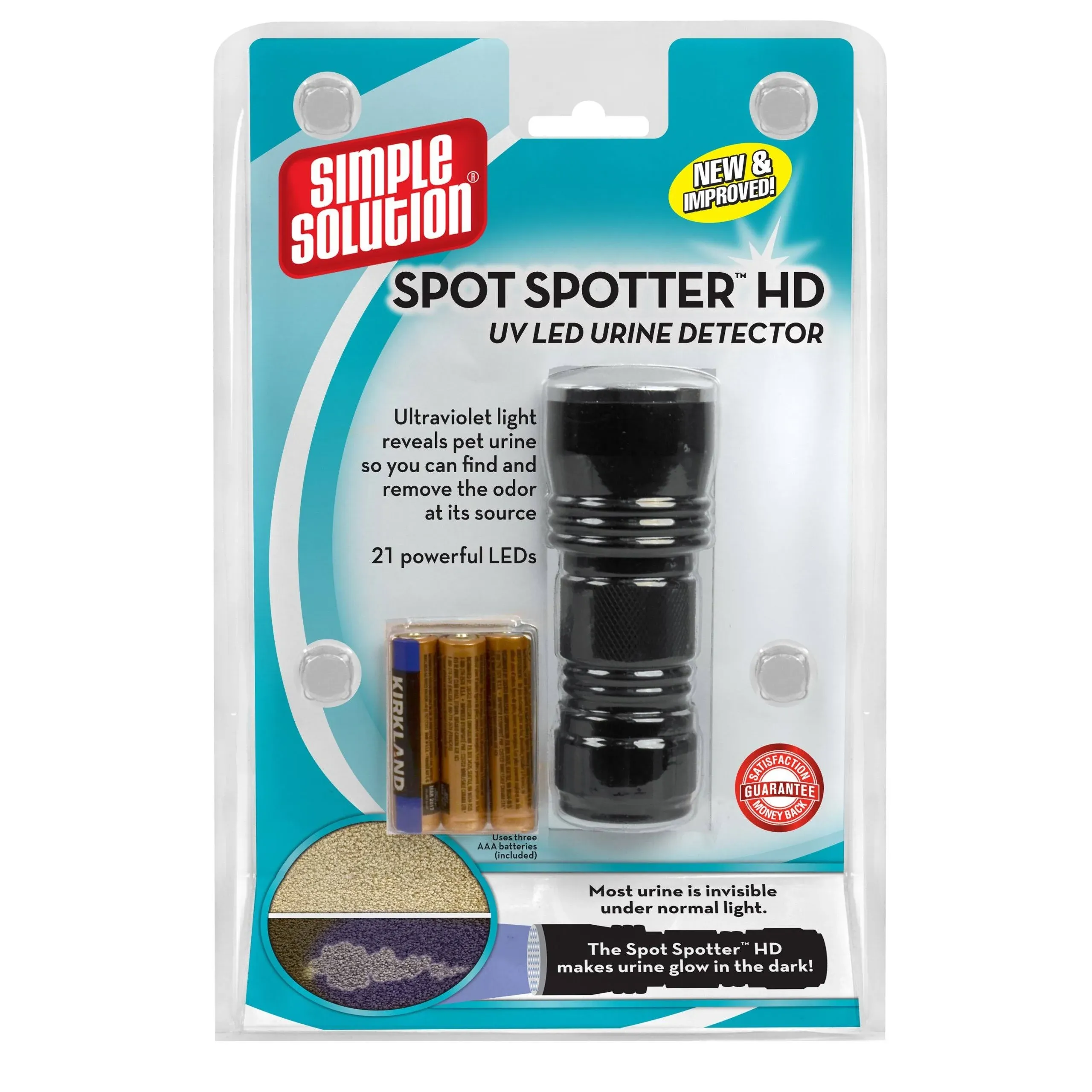 Simple Solution Spot Spotter HD UV Urine DETECTOR.