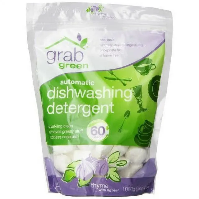 Grab Green Automatic Dishwashing Detergent Pods Thyme with Fig Leaf