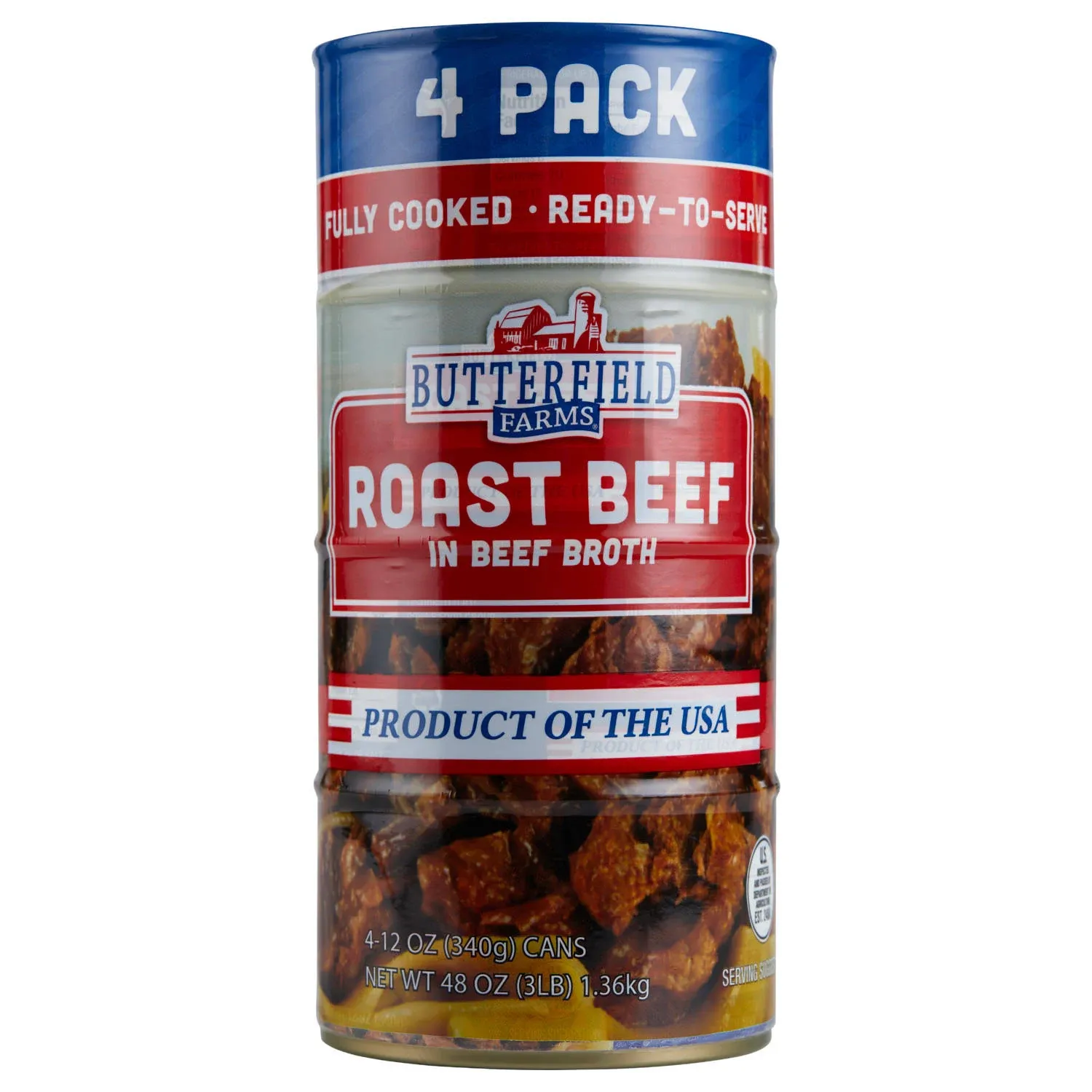 Butterfield Farms Roast Beef in Beef Broth (12 oz., 4 pk.)