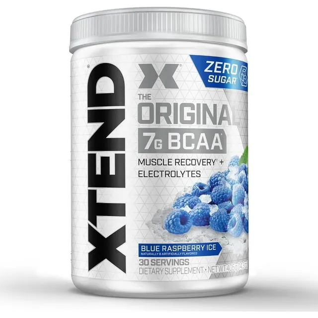 XTEND Original BCAA Powder Freedom Ice | Sugar Free Post Workout Muscle Recovery Drink with Amino Acids | 7g BCAAs for Men & Women | 30 Servings