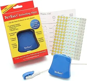 DRYEASY Bedwetting Alarm with Volume Control, 6 Selectable Sounds and Vibration