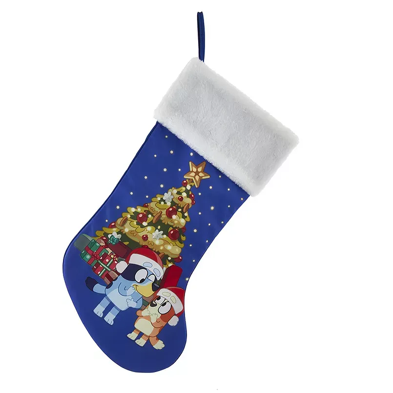 Kurt Adler Bluey & Bingo Christmas Stocking