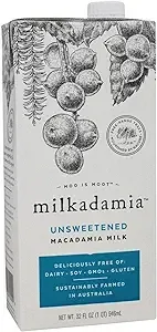 Milkadamia Macadamia Milk, Unsweetened